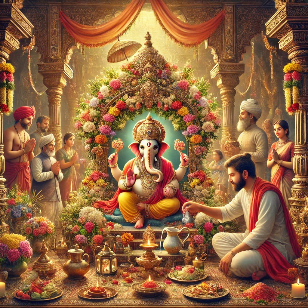 Ganpati Shtapana Puja Image